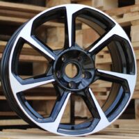 R20x8.5  5X112  ET  38  66.5  B5213  (YF7070)  Black Polished (MB)  For AUD  (Z5)  (HYBRID FORGED)