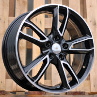 R18x7.5  5X114.3  ET  48  67.1  M502  (FR560)  Black Polished (MB)  For MAZDA  (P1)