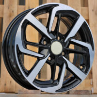 R14x5  4X100  ET  41  54.1  Y1126  Black Polished (MB)  For HYUND  (R)  (NEW Model)