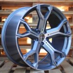 R21x9.5  5X112  ET  37  66.6  B5498  Grey Polished+Powder Coating (MGPC)  For BMW  (K4)  (()