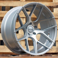 R20x9  5X120  ET  15  74.1  SSA03  (HX022)  Polished Silver Half Matt (MSHM)  For HAXER  (Z7)  (Rear+Front)