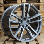 R21x10.5  5X120  ET  45  74.1  BY588  (DLJ588)  Grey Polished+Powder Coating (MGPC)  For BMW  (P1)  ())