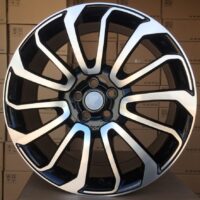 R21x9.5  5X120  ET  49  72.6  BY959  (FBX196)  Black Polished (MB)  For LAND  (P2)  (HYBRID FORGED)