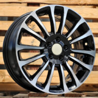 R17x7  5X98  ET  41  58.1  Y1204  Black Polished (MB)  For FIAT  (D4)