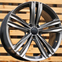 R16x7  5X112  ET  43  57.1  B5293  Hyper Black (HB)  For VW  (K2)
