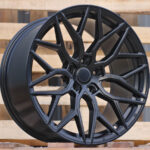 R19x9.5  5X120  ET  40  72.6  H4101  (BY1920)  Black Half Matt (BLHM)  For RACIN  (Z3+Z2)  (Vossen Style Front+Rear)