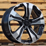 R17x7.5  5X114.3  ET  45  64.1  B5520  Black Polished (MB)  For HOND  (L1)