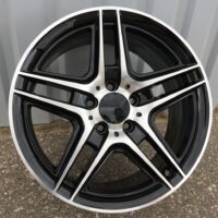 R17x7.5  5X112  ET  45  66.6  SSA02  Black Polished (MB)  For MER  (Z1)