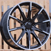 R22x10  5X130  ET  36  84.1  FE236  Black Polished (MB)  For MER  (K7+Z5)  (Style BRABUS)