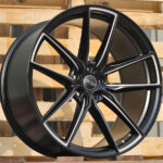 R21x10  5X112  ET  40  66.6  HX045  Black Half Matt (BLHM)  For HAXER  (Z2)  (Milling (Front+Rear))