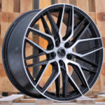 R19x8.5  5X114.3  ET  40  73.1  HX035  (B5902)  Black Polished Half Matt (MBHM)  For HAXER  (P2+K4)