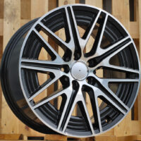 R19x8.5  5X112  ET  52  66.6  Y0102  Black Polished (MB)  For MER  (K2)  (NEW Model C-Class (Front+Rear))