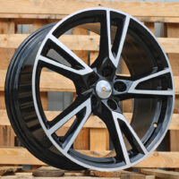 R19x8  5X112  ET  39  66.5  A043  Black Polished (MB)  For AUD  (P2)  ((AKC 115 Eur))