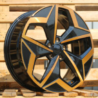 R19x7.5  5X112  ET  50  57.1  I5649  Black Polished Cooper (MBC)  For VW  (Z5)  (For ID3)