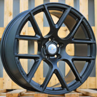 R20x9  5X115  ET  21  71.6  A6014  Black Half Matt (BLHM)  For DODGE  (P)