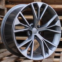 R21x10  5X112  ET  20  66.5  B1624  Grey Polished (MG)  For AUD  (P)  (Q7/Q8 (AKC 150 Eur))