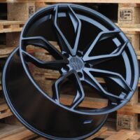 R22x10  5X120  ET  40  74.1  HX011  (E255221003S)  Black Half Matt (BLHM)  For HAXER  (K4+P2)  (Front+Rear)