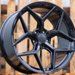 R20x8.5  5X112  ET  40  66.5  HX04F  Black (BL)  For HAXER  (K4+K2)  (HYBRID FORGED (Max Load 815kg.))