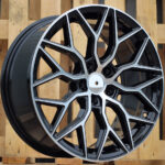 R17x7.5  5X112  ET  40  66.5  B5812  Black Polished (MB)  For RACIN  (P)  (Style Vossen)
