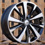 R18x7.5  5X112  ET  46  57.1  B5869  Black Polished (MB)  For SEAT  (K2+P)