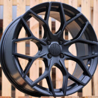 R16x5.5  4X100  ET  30  60.1  B1449  Black Half Matt (BLHM)  For SMART  (Z4)  (HAXER Front+Rear)
