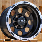 R15x8  6X139.7  ET  M30  108.1  LU087  Black Matt+Polished Lip (BMPL)  For 4X4  (P1)