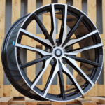 R20x11  5X120  ET  37  74.1  H0324  (BY1473)  Black Polished (MB)  For BMW  (Z1+Z3+Z6)  (Rear+Front)