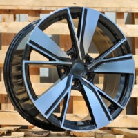 R18x8  5X112  ET  45  57.1  B1988  Black Polished (MB)  For VW  (Z1)  ((AKC 90 Eur))