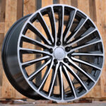 R20x9.5  5X112  ET  35.5  66.6  Y5909B  (FBX149)  Black Polished (MB)  For MER  (Z6)  (HYBRID FORGED Front+Rear)