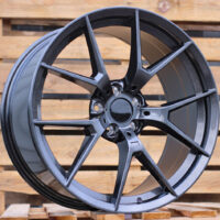 R20x8.5  5X112  ET  26  66.6  HE761  Black Pearl (BLPR)  For BMW  (K7)  ((AKC 130) (Rear+Front))