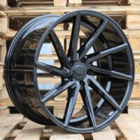 R16x6.5  4X100  ET  42  60.1  B1058  (BK885A)  Black (BL)  For RACIN  (R)  ((Left side) Style Vossen)