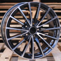 R17x7.5  5X112  ET  42  66.5  B5246  Black Polished (MB)  For AUD  (R+P)