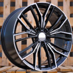 R20x8.5  5X112  ET  25  66.5  B5964  (FBX252)  Black Polished (MB)  For BMW  (Z5)  (HYBRID FORGED New Model BMW 5)