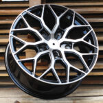 R18x8  5X160  ET  50  65.1  I0319  (IN-LD1)  Black Polished (MB)  For RACIN  (K7)  (Gloss Black Polished Style Vossen (max 1100kg))