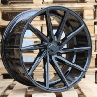 R16x6.5  4X100  ET  42  60.1  B1059  (BK885B)  Black (BL)  For RACIN  (R)  ((Right side) Style Vossen)
