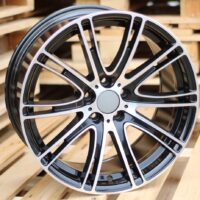 R19x9.5  5X112  ET  39  66.6  BY599  Black Polished (MB)  For BMW  (K7)  ((AKC 70 Eur))