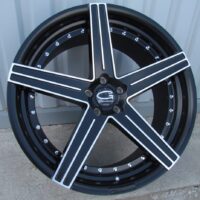 R22x9  5X120  ET  30  74.1  LU960  (960229012M)  Black Polished (MB)  For BMW  (K3)  ((Rear+Front) Giovanna (AKC 140 Eur))