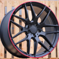 R21x10  5X130  ET  35  84.1  FE115  (HE762)  Black+Red Line (BR)  For MER  (P1)  ((AKC 160 Eur))