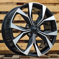 R18x7.5  5X112  ET  45  57.1  I5627  Black Polished (MB)  For SKODA  (Z5)  (Karoq New Model)