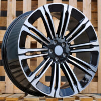 R22x9.5  5X108  ET  45  63.3  B1808  (FBX190)  Black Polished (MB)  For LAND  (Z5)  (HYBRID FORGED)