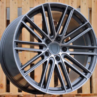 R21x11.5  5X130  ET  60  71.6  B1271  Grey Polished (MG)  For PORCH  (P)  (Rear+Front)