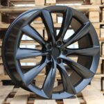 R22x10  5X120  ET  35  64.1  B1469  Black Half Matt (BLHM)  For RACIN  (P)  ((Rear+Front) TESLA Model S)