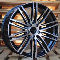 R20x9.5  5X130  ET  47  71.6  B1026  Black Polished (MB)  For PORCH  (Z1+Z2)  (REAR+FRONT)