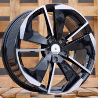 R18x8  5X112  ET  45  57.1  I5579  Black Polished (MB)  For SKODA  (K7)