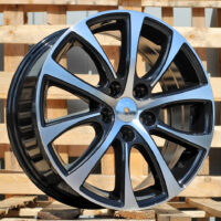 R17x7  5X114.3  ET  40  67.1  BY971  Black Polished (MB)  For RACIN  (Z1)