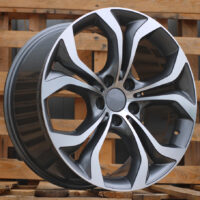 R19x9  5X120  ET  48  74.1  BY117  Grey Polished (MG)  For BMW  (P)  (X5)