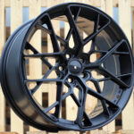 R17x7.5  5X100  ET  35  57.1  Q1131  (BK5929)  Black Half Matt (BLHM)  For RACIN  (L3)  (Style HRE)