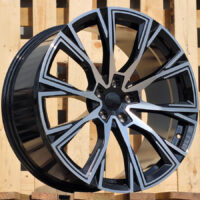R19x9  5X112  ET  40  66.6  D1130  Black Polished (MB)  For BMW  (K7+K3)  (Rear+Front)