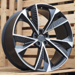 R22x9.5  5X112  ET  20  66.5  B1566  (IND5456)  Black Polished Matt (MBM)  For AUD  (K7)