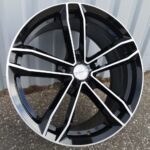 R18x8  5X100  ET  40  73.1  D5276  Black Polished (MB)  For RACIN  (K4)  ((AKC 85 Eur) Style PDW)